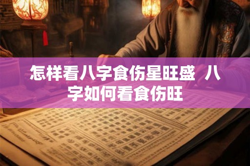 怎样看八字食伤星旺盛  八字如何看食伤旺