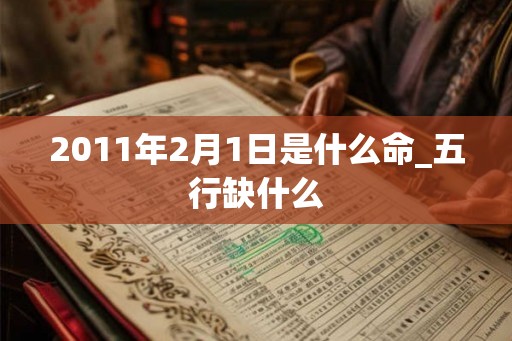 2011年2月1日是什么命_五行缺什么