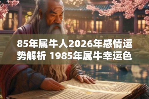 85年属牛人2026年感情运势解析 1985年属牛幸运色