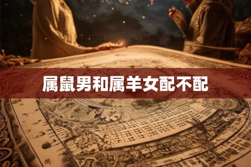 属鼠男和属羊女配不配
