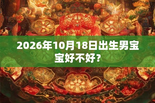 2026年10月18日出生男宝宝好不好？
