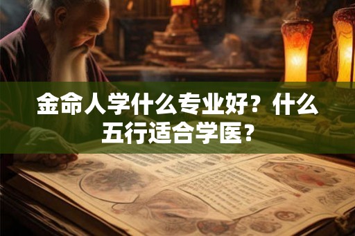 金命人学什么专业好？什么五行适合学医？