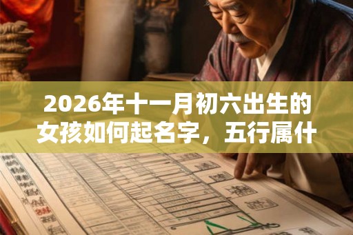 2026年十一月初六出生的女孩如何起名字，五行属什么