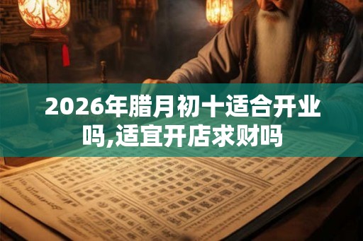 2026年腊月初十适合开业吗,适宜开店求财吗 2026年腊月初十适合开业吗,适宜开店求财吗