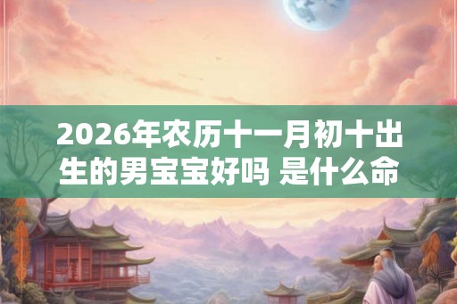 2026年农历十一月初十出生的男宝宝好吗 是什么命