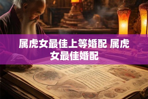 属虎女最佳上等婚配 属虎女最佳婚配