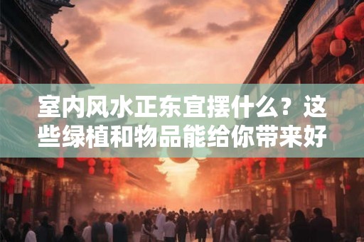 室内风水正东宜摆什么？这些绿植和物品能给你带来好运！