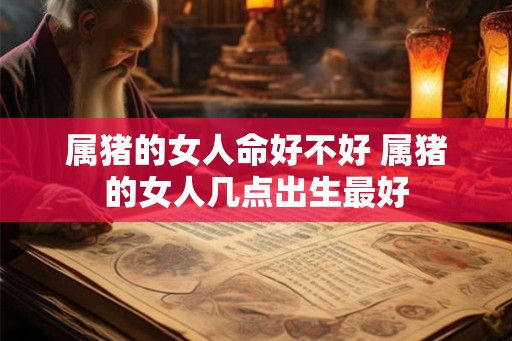 属猪的女人命好不好 属猪的女人几点出生最好