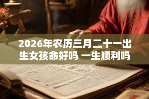 2026年农历三月二十一出生女孩命好吗 一生顺利吗