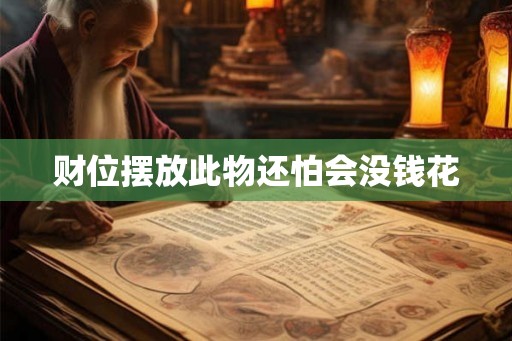 财位摆放此物还怕会没钱花