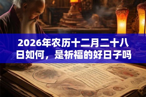 2026年农历十二月二十八日如何,是祈福的好日子吗? 2026年农历十二月二十八日如何,是祈福的好日子吗?