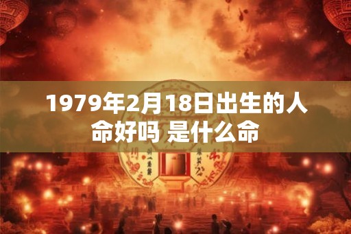 1979年2月18日出生的人命好吗 是什么命