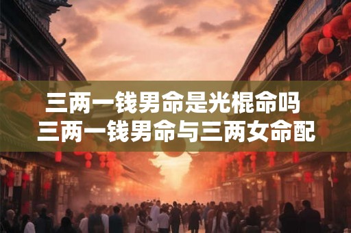 三两一钱男命是光棍命吗 三两一钱男命与三两女命配吗
