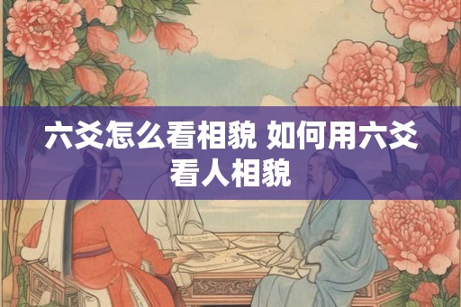 六爻怎么看相貌 如何用六爻看人相貌 六爻怎么看相貌 如何用六爻看人相貌