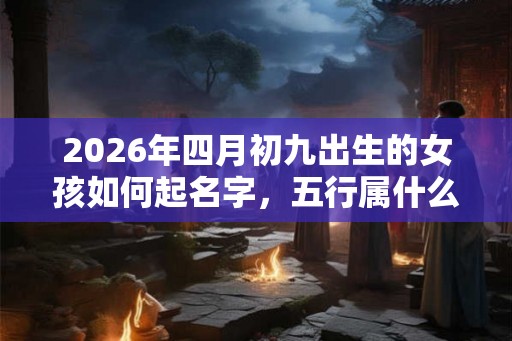 2026年四月初九出生的女孩如何起名字，五行属什么