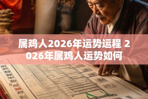 属鸡人2026年运势运程 2026年属鸡人运势如何