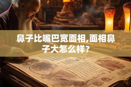 鼻子比嘴巴宽面相,面相鼻子大怎么样? 鼻子比嘴巴宽面相,面相鼻子大怎么样?