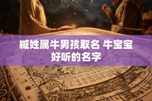 臧姓属牛男孩取名 牛宝宝好听的名字