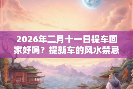 2026年二月十一日提车回家好吗？提新车的风水禁忌