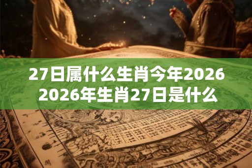 27日属什么生肖今年2026 2026年生肖27日是什么