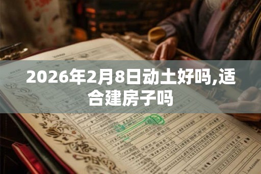2026年2月8日动土好吗,适合建房子吗