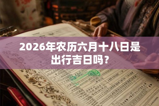2026年农历六月十八日是出行吉日吗? 2026年农历六月十八日是出行吉日吗?