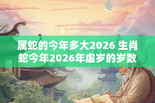属蛇的今年多大2026 生肖蛇今年2026年虚岁的岁数