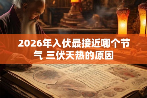 2026年入伏最接近哪个节气 三伏天热的原因 2026年入伏最接近哪个节气 三伏天热的原因