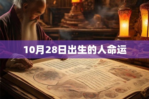 10月28日出生的人命运