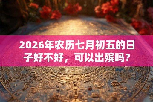 2026年农历七月初五的日子好不好，可以出殡吗？