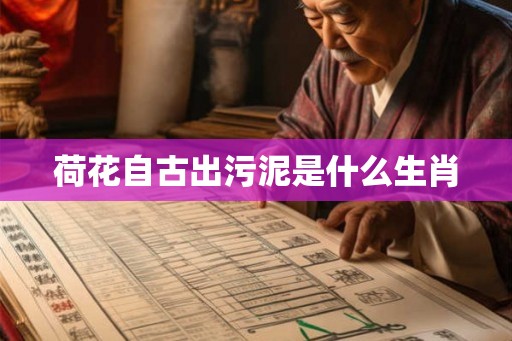 荷花自古出污泥是什么生肖