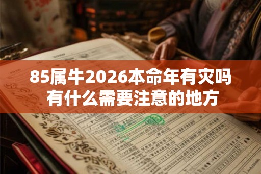 85属牛2026本命年有灾吗 有什么需要注意的地方