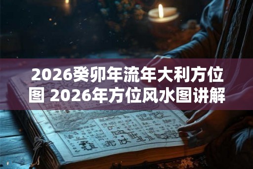 2026癸卯年流年大利方位图 2026年方位风水图讲解