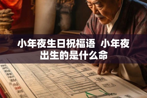 小年夜生日祝福语 小年夜出生的是什么命 小年夜生日祝福语 小年夜出生的是什么命
