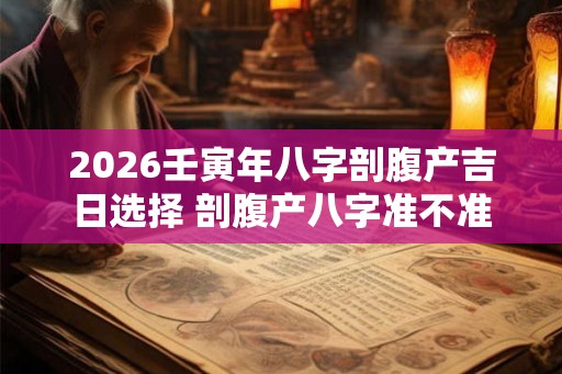 2026壬寅年八字剖腹产吉日选择 剖腹产八字准不准 2026壬寅年八字剖腹产吉日选择 剖腹产八字准不准