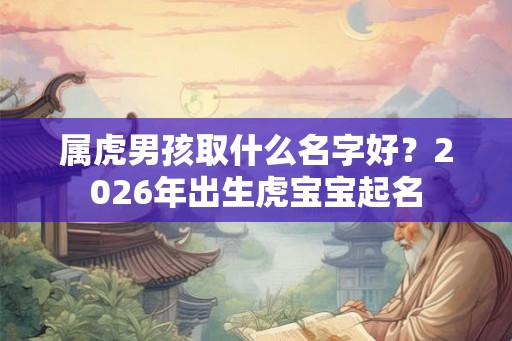 属虎男孩取什么名字好?2026年出生虎宝宝起名 属虎男孩取什么名字好?2026年出生虎宝宝起名