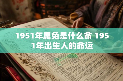 1951年属兔是什么命 1951年出生人的命运