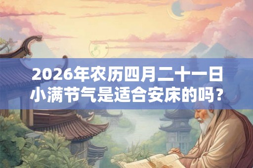2026年农历四月二十一日小满节气是适合安床的吗？