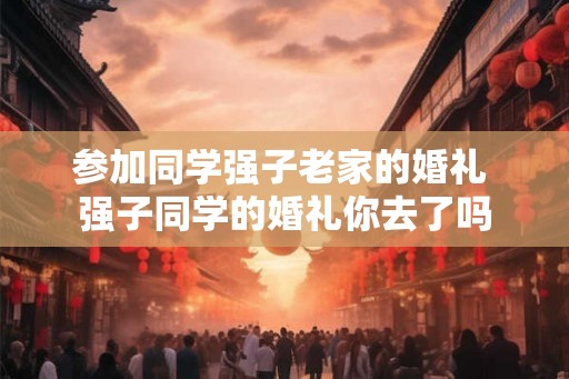 参加同学强子老家的婚礼 强子同学的婚礼你去了吗