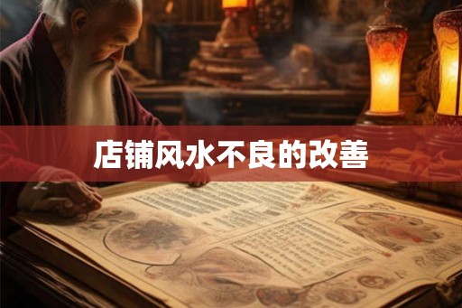 店铺风水不良的改善