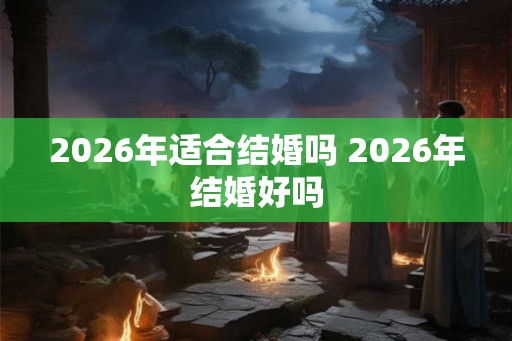 2026年适合结婚吗 2026年结婚好吗 2026年适合结婚吗 2026年结婚好吗