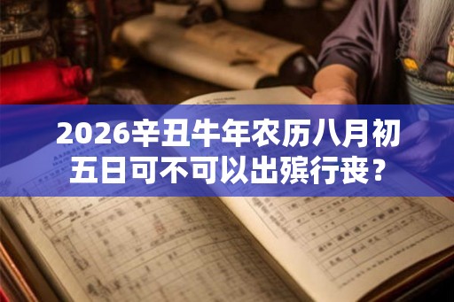2026辛丑牛年农历八月初五日可不可以出殡行丧？