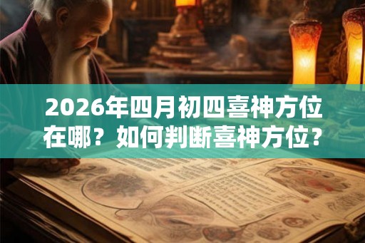 2026年四月初四喜神方位在哪？如何判断喜神方位？