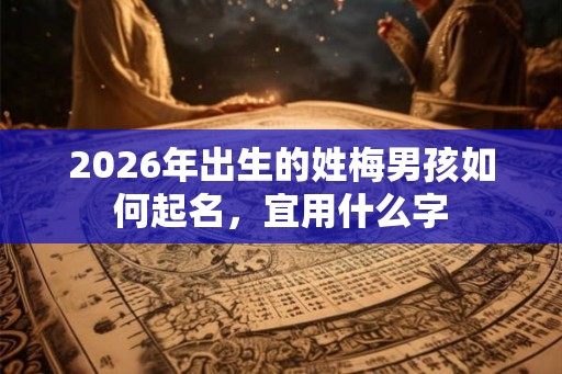 2026年出生的姓梅男孩如何起名，宜用什么字