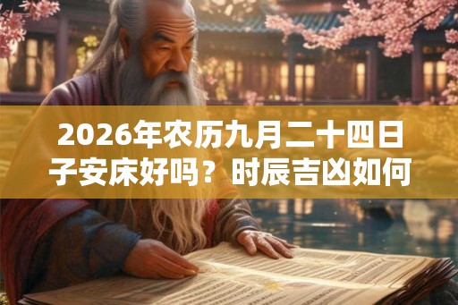2026年农历九月二十四日子安床好吗？时辰吉凶如何？