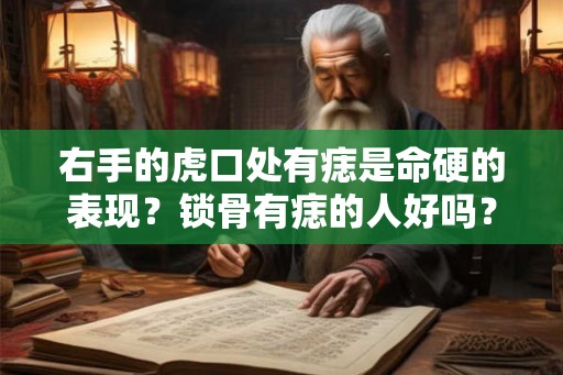 右手的虎口处有痣是命硬的表现？锁骨有痣的人好吗？