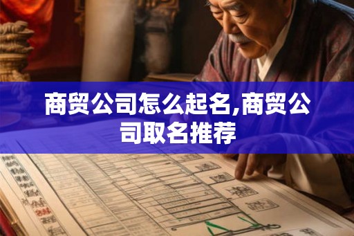 商贸公司怎么起名,商贸公司取名推荐 商贸公司怎么起名,商贸公司取名推荐