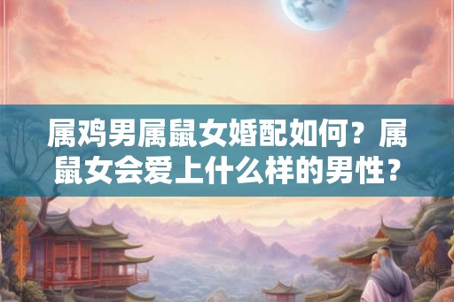 属鸡男属鼠女婚配如何？属鼠女会爱上什么样的男性？