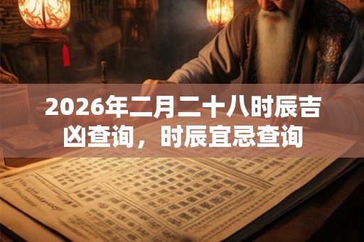 2026年二月二十八时辰吉凶查询,时辰宜忌查询 2026年二月二十八时辰吉凶查询,时辰宜忌查询