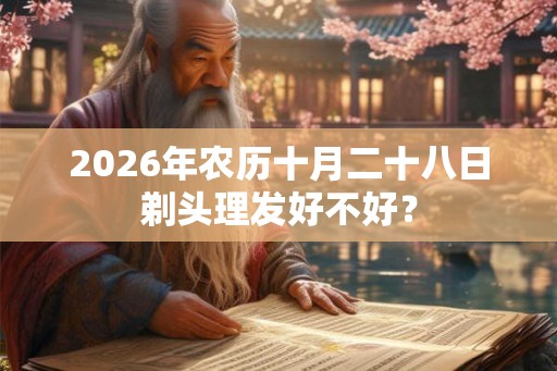 2026年农历十月二十八日剃头理发好不好? 2026年农历十月二十八日剃头理发好不好?